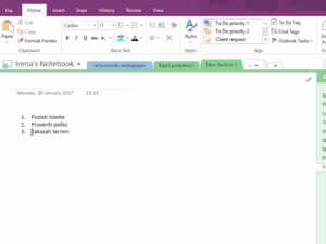 OneNote vodič